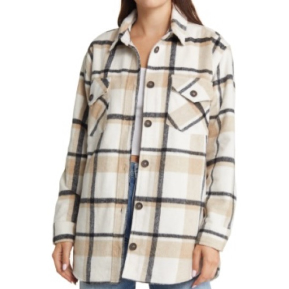 Thread & Supply Plaid Flannel Shacket